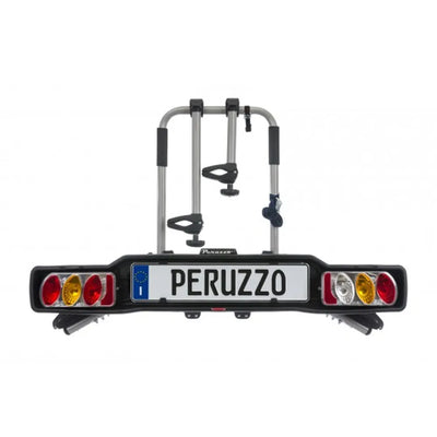 Autobagažinė Peruzzo Parma 3 dviračiam ant grąžulo (plienas, atlenkiama)