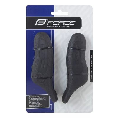 Vairo galai FORCE Rab 12cm (aliuminis+guma, juodi)