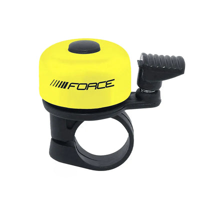 Skambutis FORCE Mini // 22.2 mm, plienas/plastikas (geltonas)