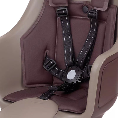 Dviračio kėdutė BoBike Exclusive® Maxi Plus // su galiniu žibintu, tvirtinimas ant rėmo (ruda)