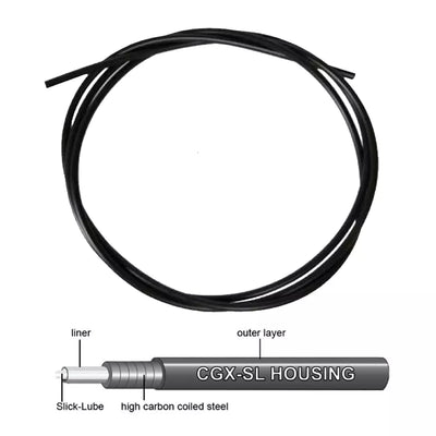 Stabdžių šarvas Jagwire GEX SL // 5 x 1000 mm, su tepalu (juodas)