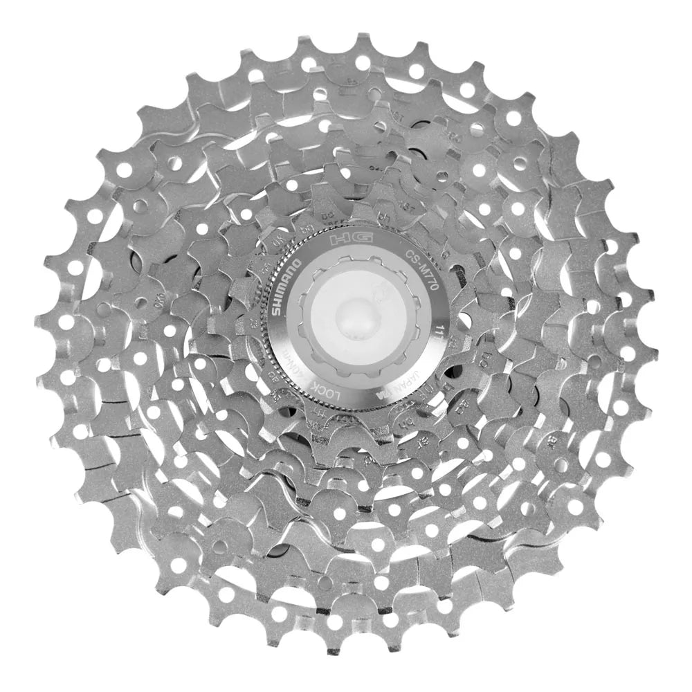 Galinis žvaigždžių blokas Shimano Deore XT CS-M770 // 11-32T, 9 pavaros