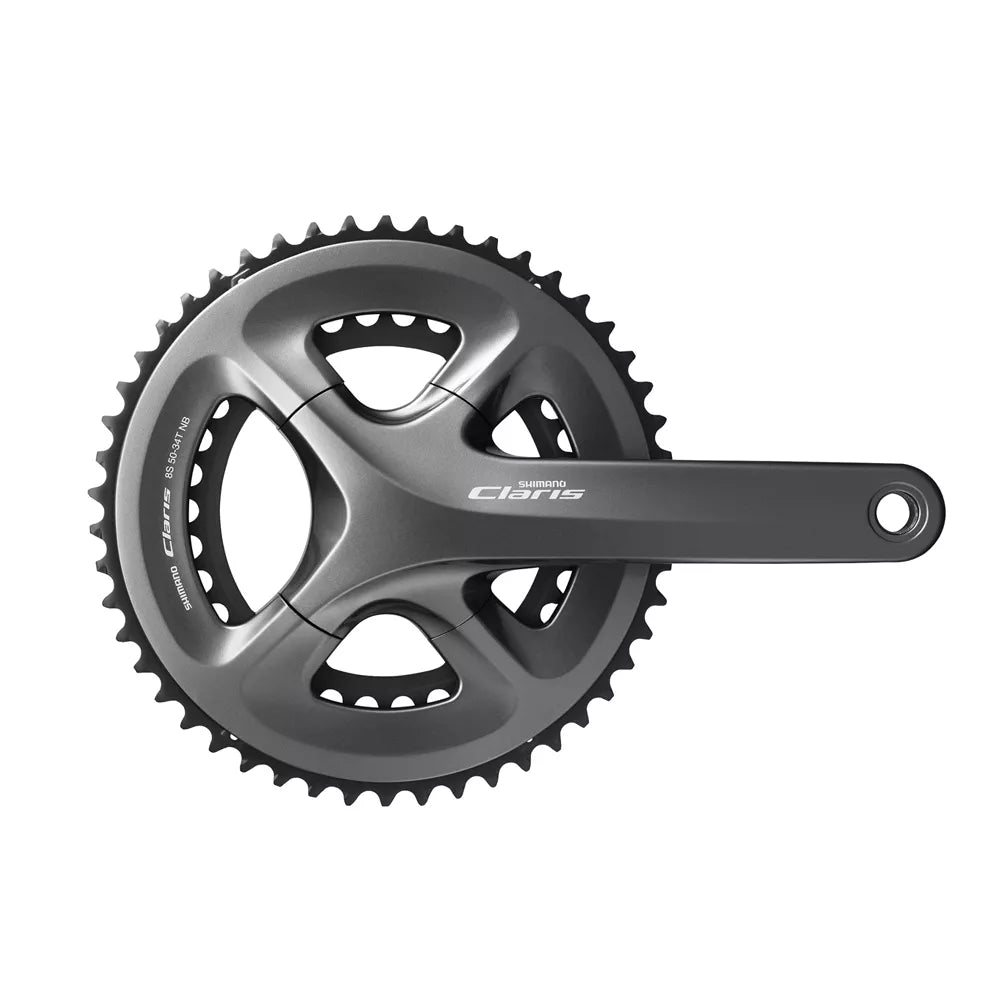 Priekinis žvaigždžių blokas Shimano CLARIS FC-R2000 // 2x8 pav., 50-34T, 175mm