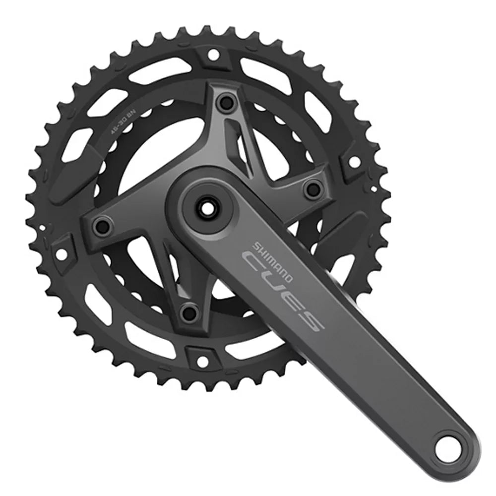 Priekinis žvaigždžių blokas Shimano CUES FC-U6000-2 // 175 mm, 46-30T // 9/10-speed