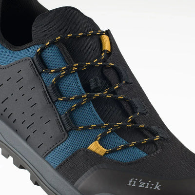 Plentiniai batai FIZIK Terra Ergolace X2 MTB // dydis: 38, MTB/Enduro (žalsvai mėlyna/juoda)