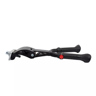 Dviguba atraminė kojelė Fischer // 24-28" (juoda)