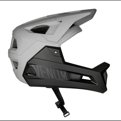 Downhill šalmas FORCE VENOM // dydis: S/M (55-58 cm) (smėlio)