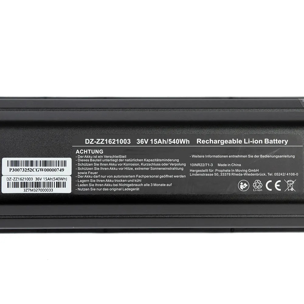 Elektrinio variklio akumuliatorius 36V 15Ah 540Wh