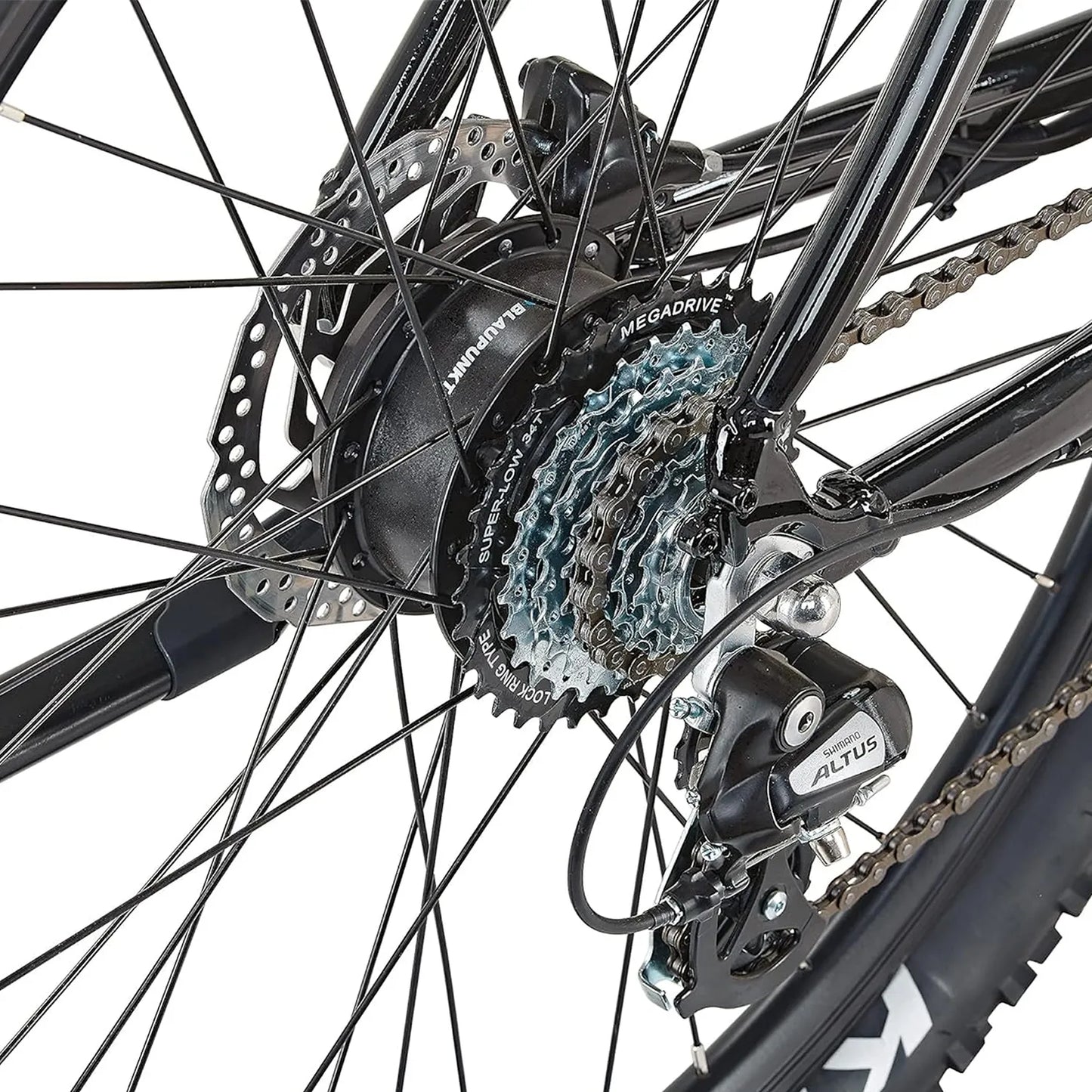 Elektrinis Prophete Graveler EM.100 E-MTB 27.5" // 8G, dydis 19" (48 cm) (juoda)