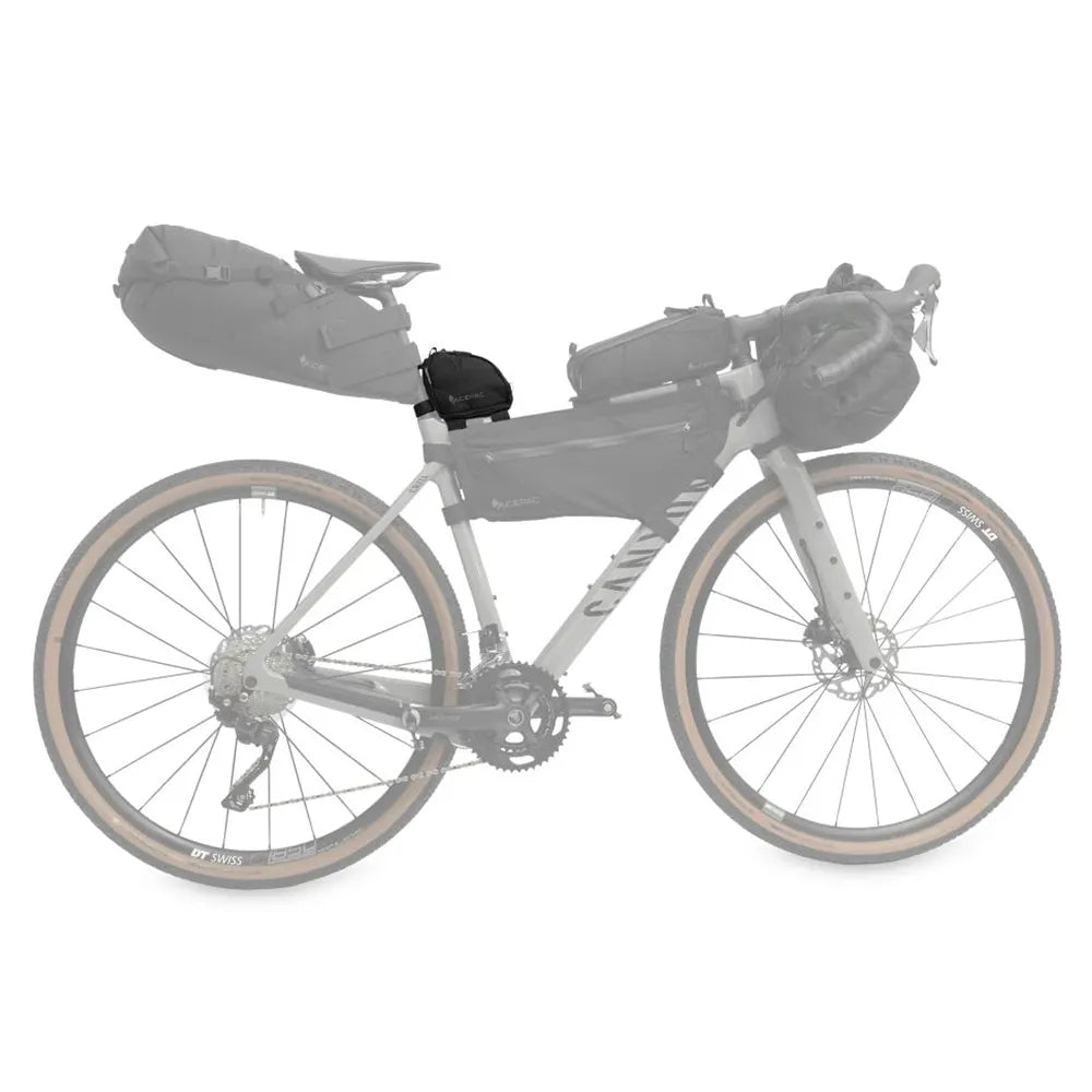Krepšys ant rėmo Acepac Tube Bag MKIII // 0,7 l (juodas)