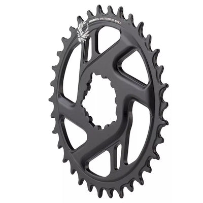 Žvaigždė priekinė SRAM 34T, X-Sync 2, direct mount, 3mm offset aliuminė (juoda)