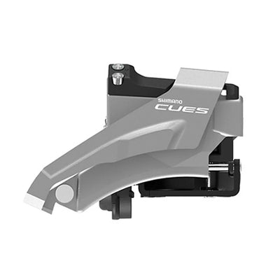 Priekinis pavarų perjungiklis Shimano CUES P-FD-U4000-L // 2x9/10-speed, Double Top Swing, 28.6/31.8/34.9 mm