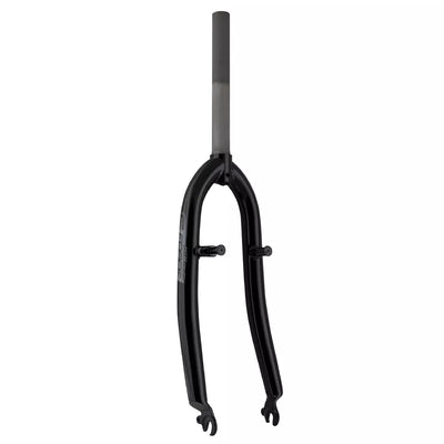 Priekinė kieta šakė FORCE 24" // MTB, 1", V-Brake stabdžiams, plienas (juoda)