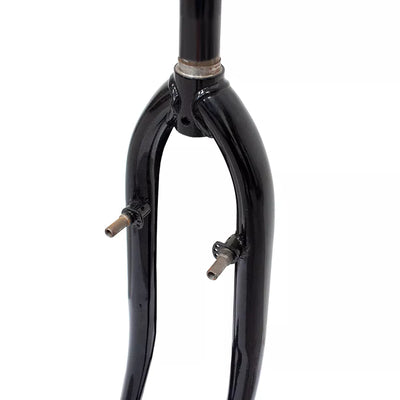 Priekinė kieta šakė 28" // V-Brake stabdžiams, 1", plienas (juoda)