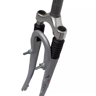 Priekinė šakė RST 801-7 28" // 28.6 x 300mm, V-break (sidabrinė)