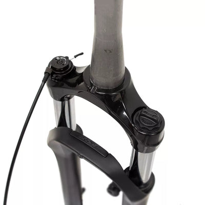 Amortizatorius RST Volant RL 28" // remote lock-out, 1 1/8" - 1 1/2" kūginė, diskiniams stabdžiams
