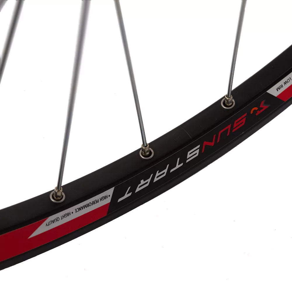 Priekinis ratas 26" d-brake CL, 32H, QR, aliuminis, dvigubas, kniedytas