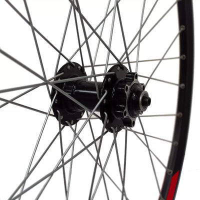 Priekinis ratas 27.5" d-brake 6B, 36H, QR, kniedytas, dvigubas