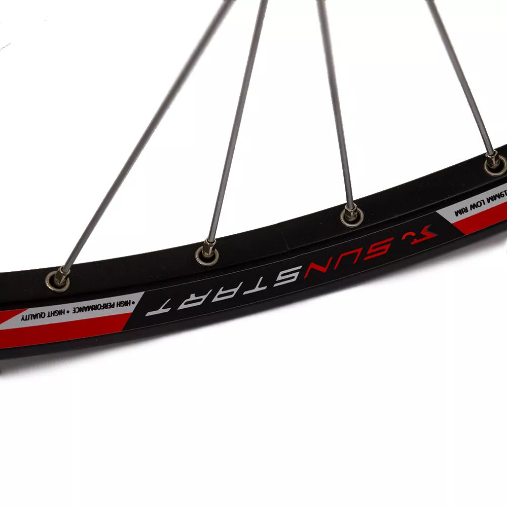Priekinis ratas 27.5" d-brake 6B, 36H, QR, kniedytas, dvigubas