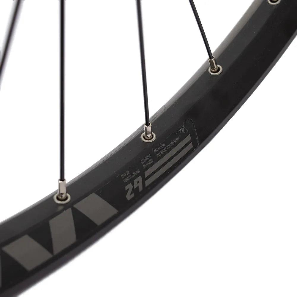 Priekinis ratas HAIBIKE RODI TRYP30 Tubeless Ready 29" // diskiniai 6 bolt, 32H, QR, Shimano XT M756, kniedytas
