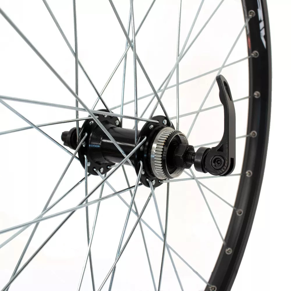Priekinis ratas J19SB 24" d-brake CL, 32H, QR, kniedytas, dvigubas