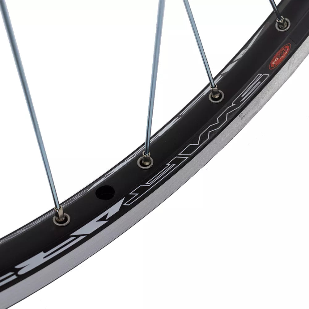 Priekinis ratas J19SB 24", v-brake, 32H, QR, kniedytas, dvigubas