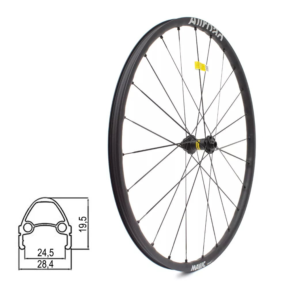 Priekinis ratas MAVIC ALLROAD SL 28" // diskiniams CL, 24H, Aero stipinai, 12x100