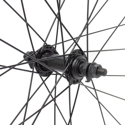 Priekinis ratas ZLA-019 26" // V-Brake, 28H, veržlės, dvigubas, kniedytas, aliuminis
