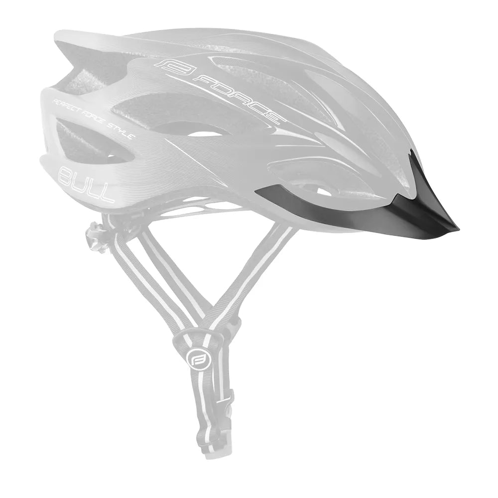 Šalmas FORCE BULL HUE MIPS // dydis L-XL (58-61 cm) (raudona/juoda)