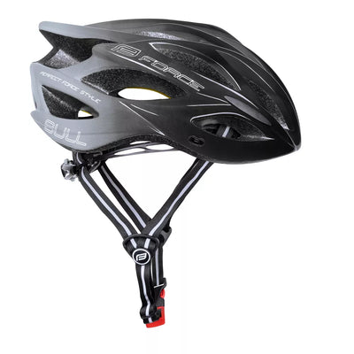 Šalmas FORCE BULL HUE MIPS // dydis S-M (55-58 cm) (pilka/juoda)