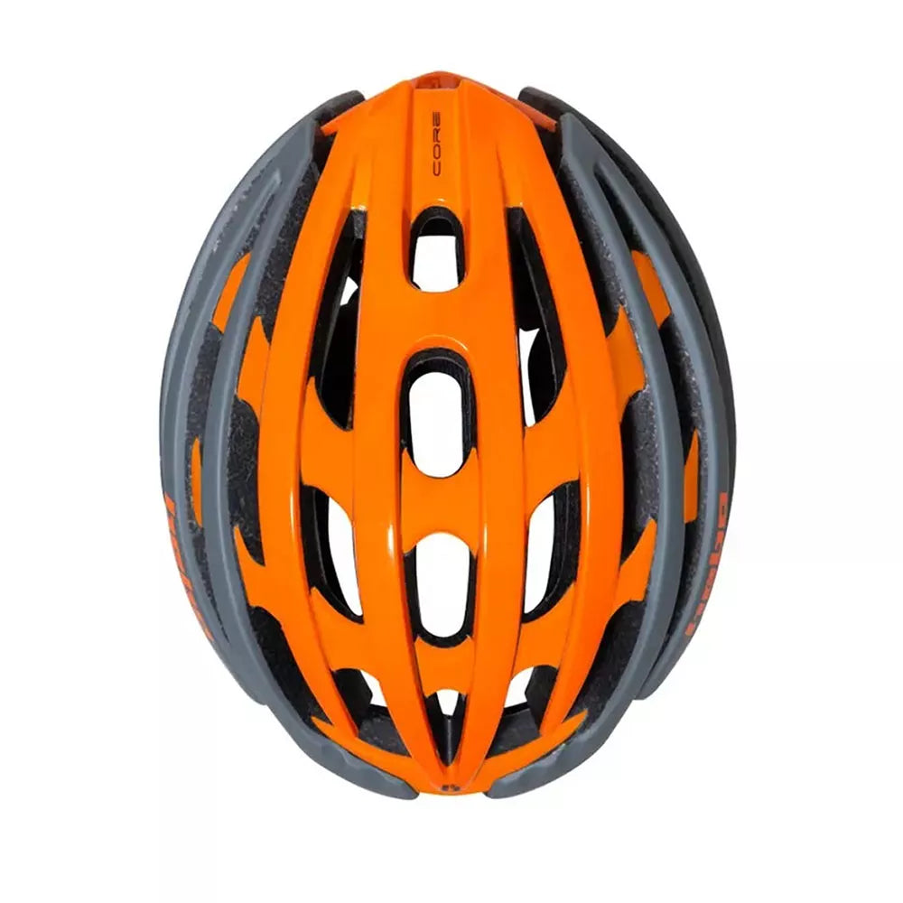 Šalmas HEBO Casco Bici Core // dydis: 58-61 cm (pilka/oranžinė)