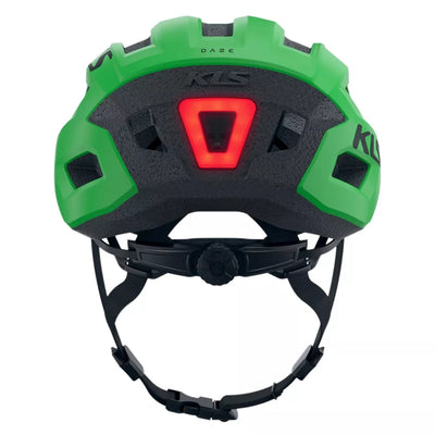 Šalmas KLS Daze Lumio 022 // su žibintu, dydis M/L: 55-58 cm (žalia)