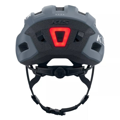 Šalmas KLS Daze Lumio 022 // su žibintu, dydis S/M: 52-55 cm (pilka)