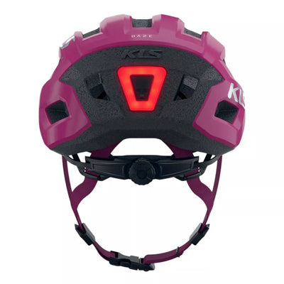 Šalmas KLS Daze Lumio 022 // su žibintu, dydis S/M: 52-55 cm (rožinė)