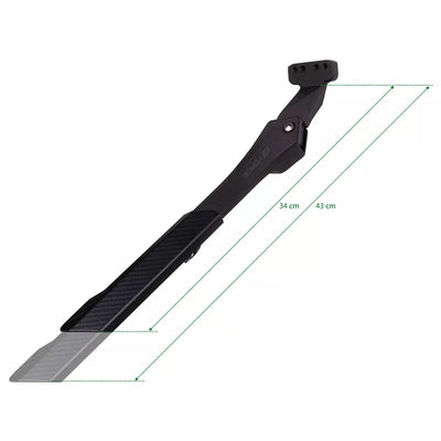 Atraminė kojelė FORCE E-BIKE 24-29" (18 / 40mm) alium. (juoda)