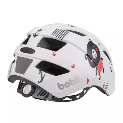 Vaikiškas šalmas BoBike TEDDY BEAR // dydis: XS (46-52 cm) (balta)