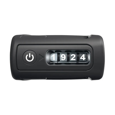 Spyna ABUS BORDO™ Combo 6000C/90 LED Black SH // sulankstoma, su LED šviesa, 90 cm (juoda)
