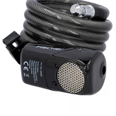 Spyna Fischer Alarm // su signalizacija 110 dB, trosinė, su raktu, 12 x 1200 mm