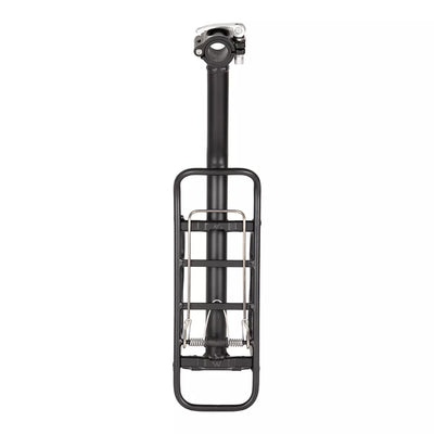 Bagažinė ant balnelio stovo AtranVelo TOUR 365 BS SEATPOST // tinka 25-36 mm stovams, aliuminis, AVS sistema (juoda)