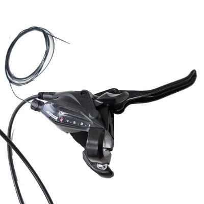 Hidraulinių stabdžių komplektas 9 pav,, ST-EF505+BR-MT200, su 160mm adapteriu ir 1600mm žarnele