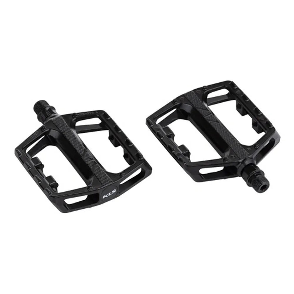 Pedalai KLS Flat 30 (aliuminiai, juoda)