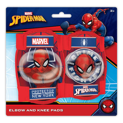 Vaikiškos apsaugos keliams ir alkūnėms SPIDERMAN (raudonos)