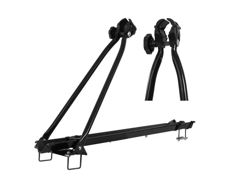 Dviračio laikiklis Peruzzo Lucky Two juodas ant stogo