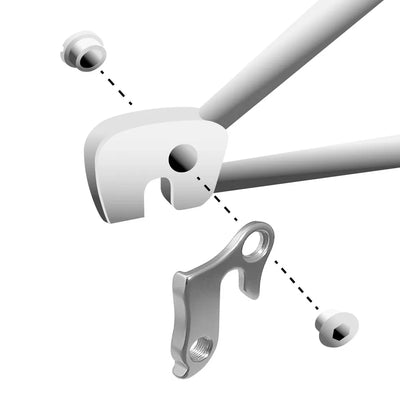 Galinio perjungiklio auselė GH-009 M8x0,75 su varžtu