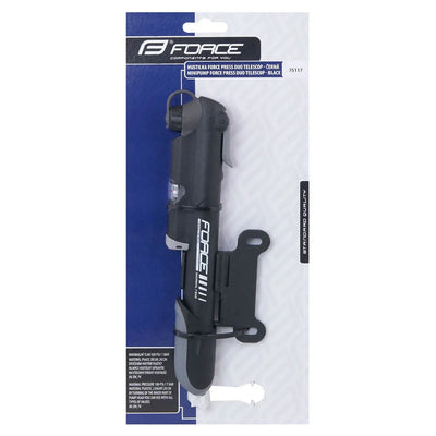 Pompa FORCE Mano, 7 bar, 20cm (juoda)