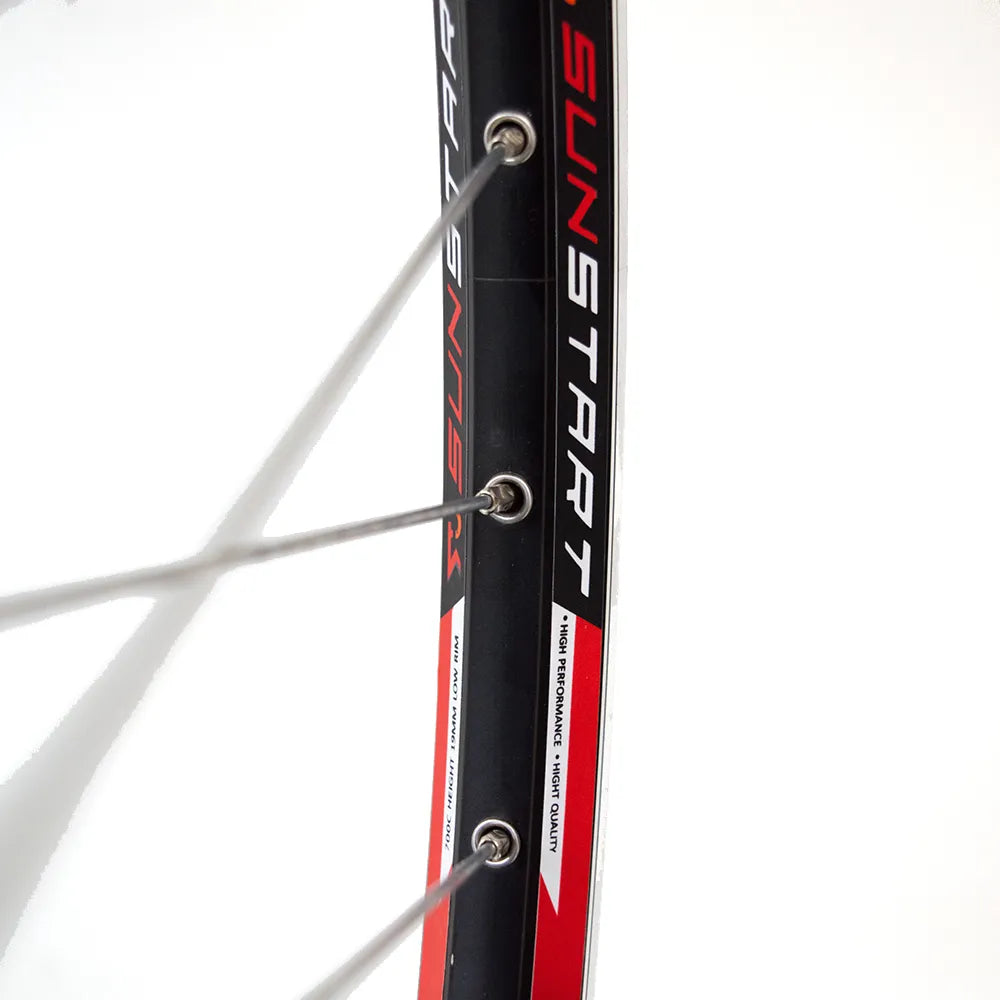 Galinis ratas 28/29" v-brake, 36H, kasetė, QR