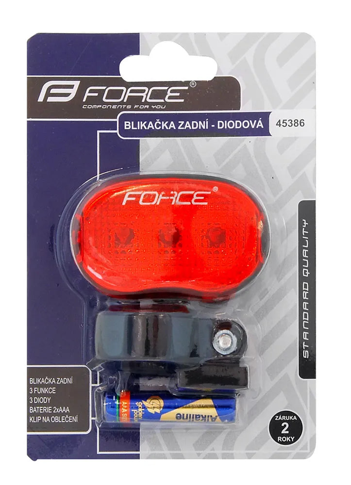 Galinis žibintas FORCE TRI 3LED 3 funkcijos