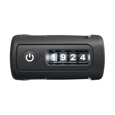 Spyna ABUS BORDO™ Combo 6000C/90 LED Black SH // sulankstoma, su LED šviesa, 90 cm (juoda)