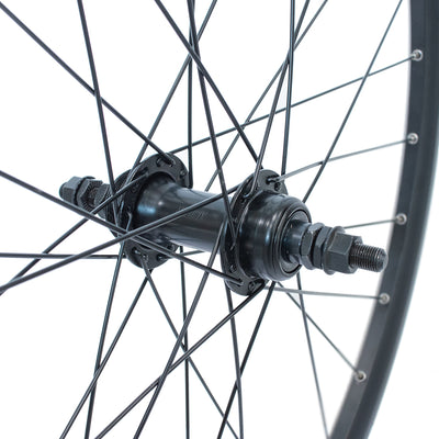 Galinis ratas ZLA-019 26" // V-Brake, 28H, užsukamam žvaigždžių blokui, veržlės, kniedytas, dvigubas, aliuminis