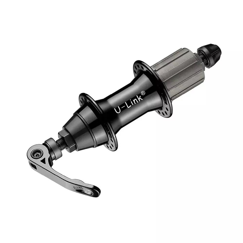 Galinė stebulė U-Link GL-B42R-DS/QR // 36H, V-Brake stabdžiai, kasetė, 135 mm (juoda)